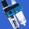 G 1/4 Filter/Regulator + Lubricator : Az Pneumatica
